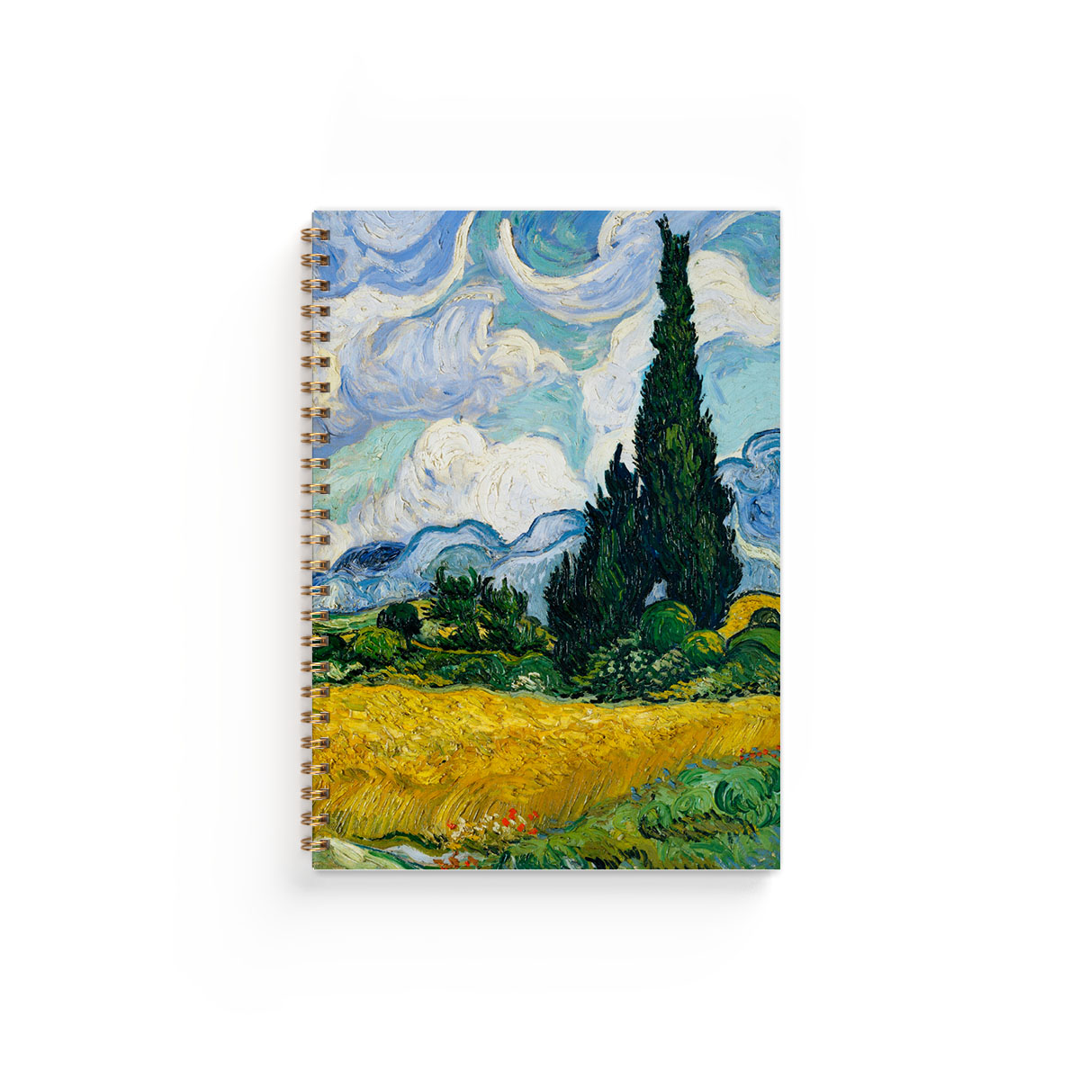 Anteckningsbok A5 Havrefält van Gogh Anteckningsbok A5 Havrefält van Gogh
