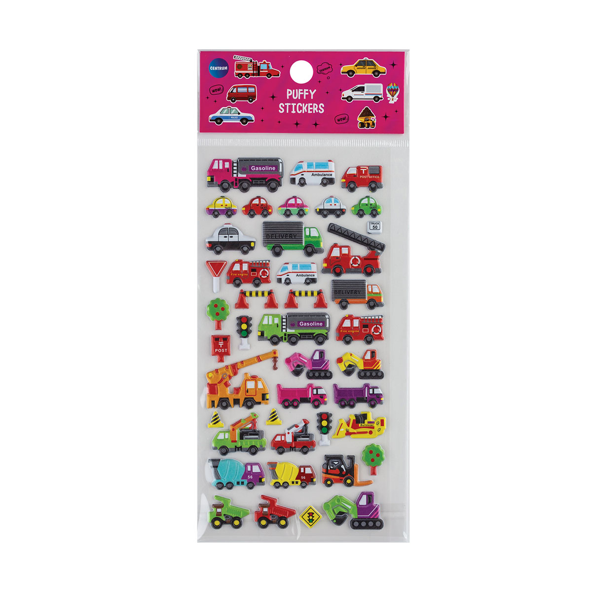 Stickers Puffy Fordon 86682
