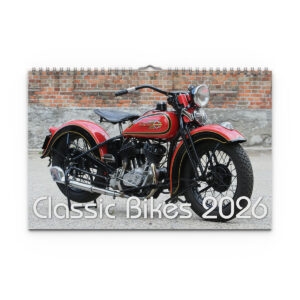 Väggkalender Classic Bikes 2026 omslag