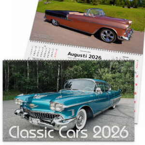 Väggkalender Classic Cars Panorama 2026