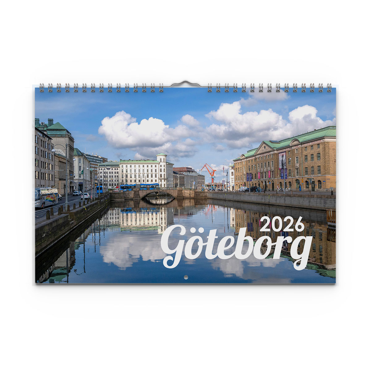 Väggkalender Göteborg 2026 omslag Väggkalender Göteborg 2026 omslag