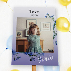 Studentplakat Pretty Blossom Lila