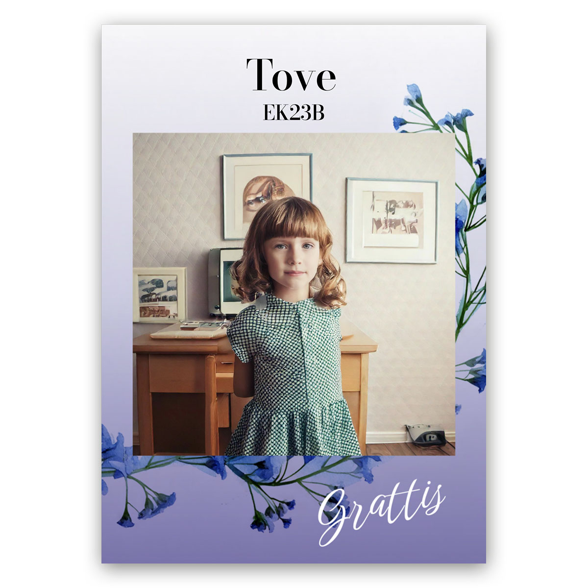 Studentplakat Pretty Blossom Lila produkt