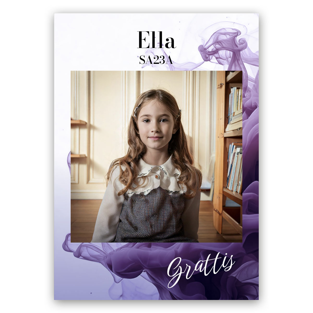 Studentplakat Pretty Smoke Lila produkt