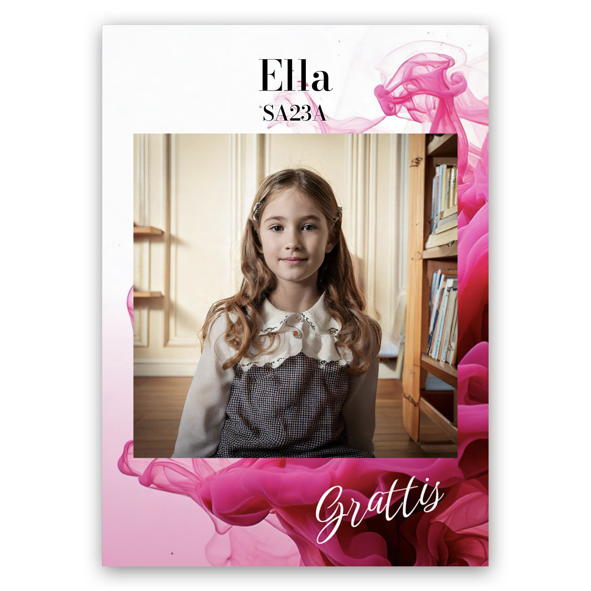 Studentplakat Pretty Smoke Rosa produkt