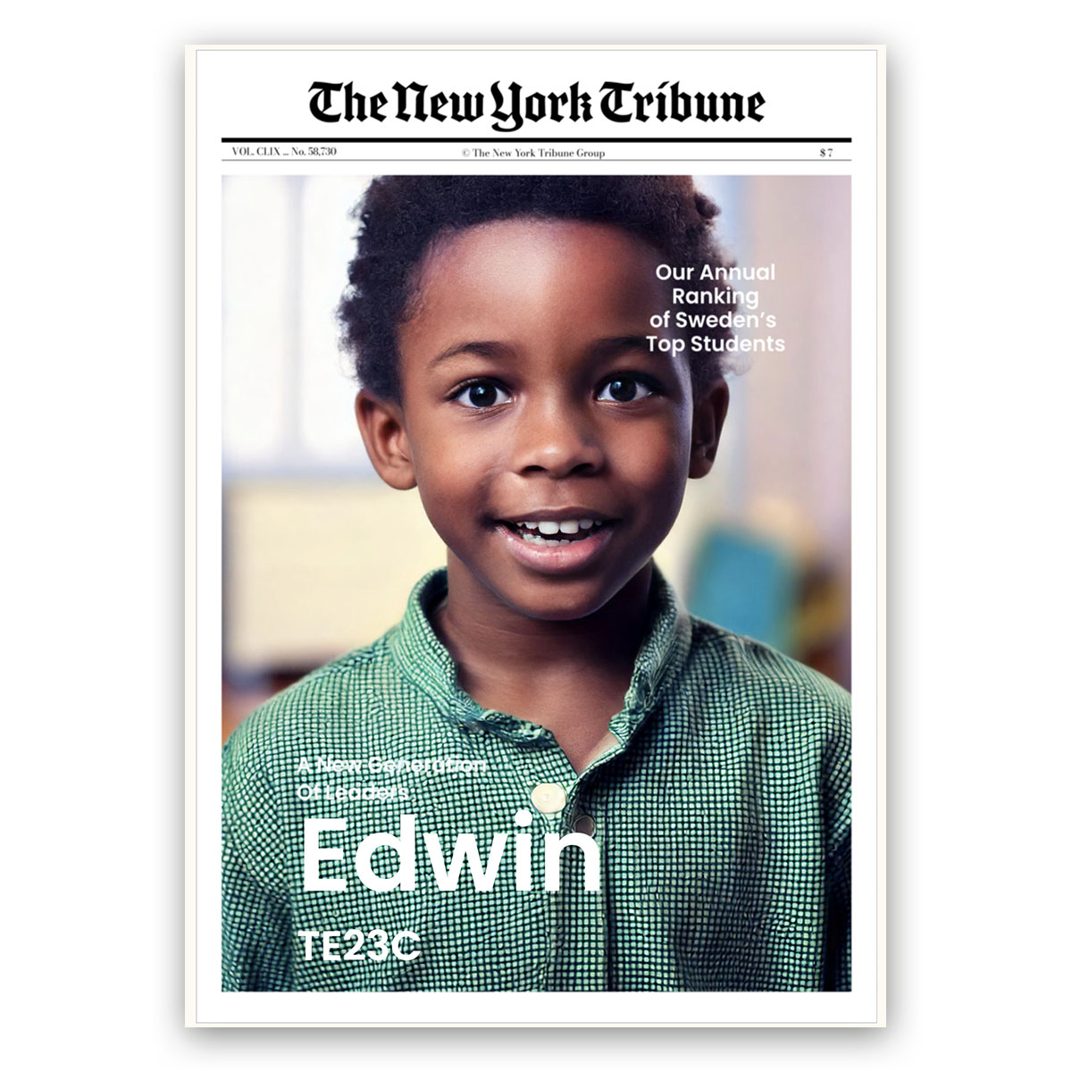 Studentplakat The New York Tribune produkt