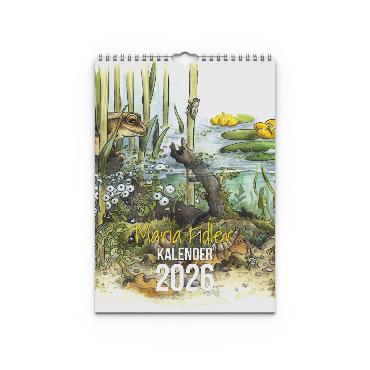 Väggkalender Maria Fidler 2026 omslag Väggkalender Maria Fidler 2026 omslag