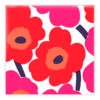 Matservetter 20p Marimekko Unikko röd 314001