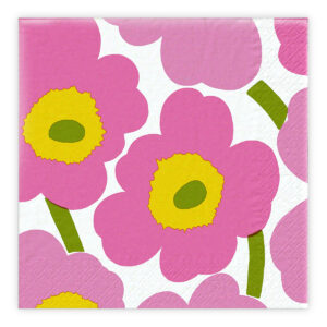 Matservetter 20p Marimekko Unikko rosa 314008