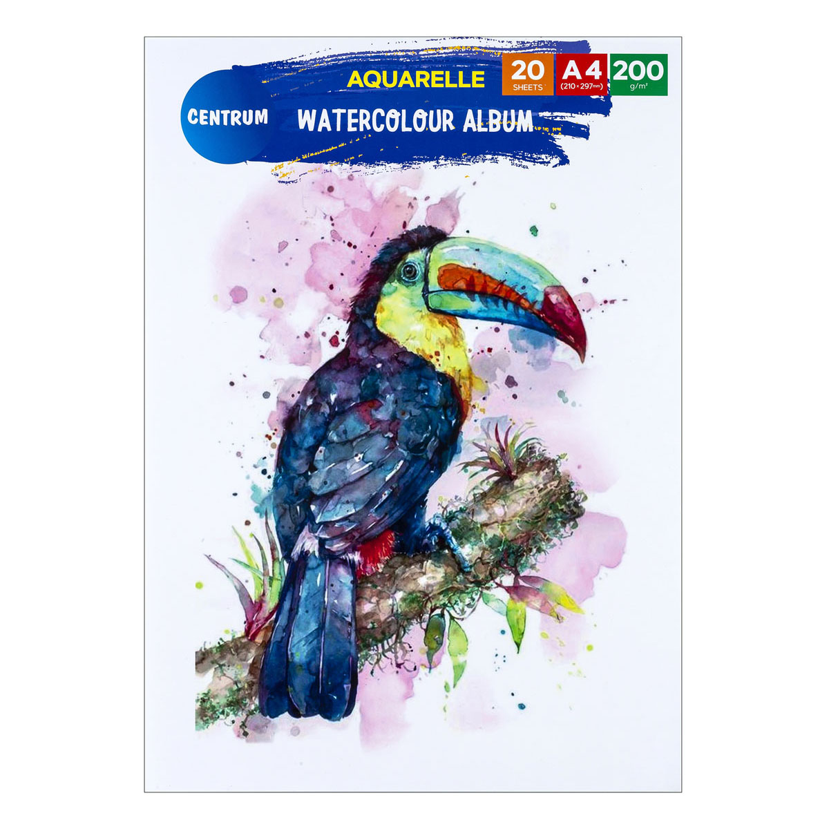 Akvarellblock A4 20 blad 2
