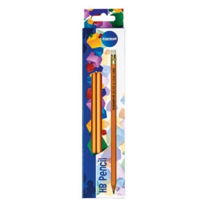 Blyertspennor med sudd HB 12-pack