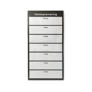 Magnetiskt Block Veckoplanering