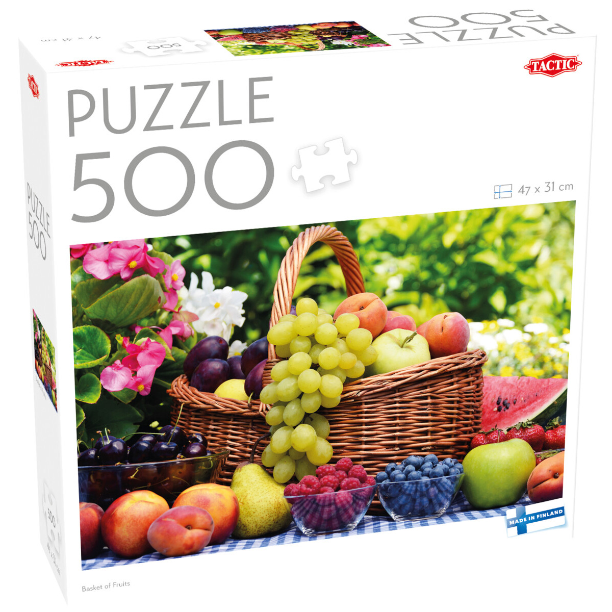 Pussel fruktkorg 500 bitar Pussel fruktkorg 500 bitar