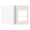 Almanacka A6 Pastel Marble 2026 uppslag 2
