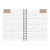 Almanacka A6 Pastel Marble 2026 uppslag 5