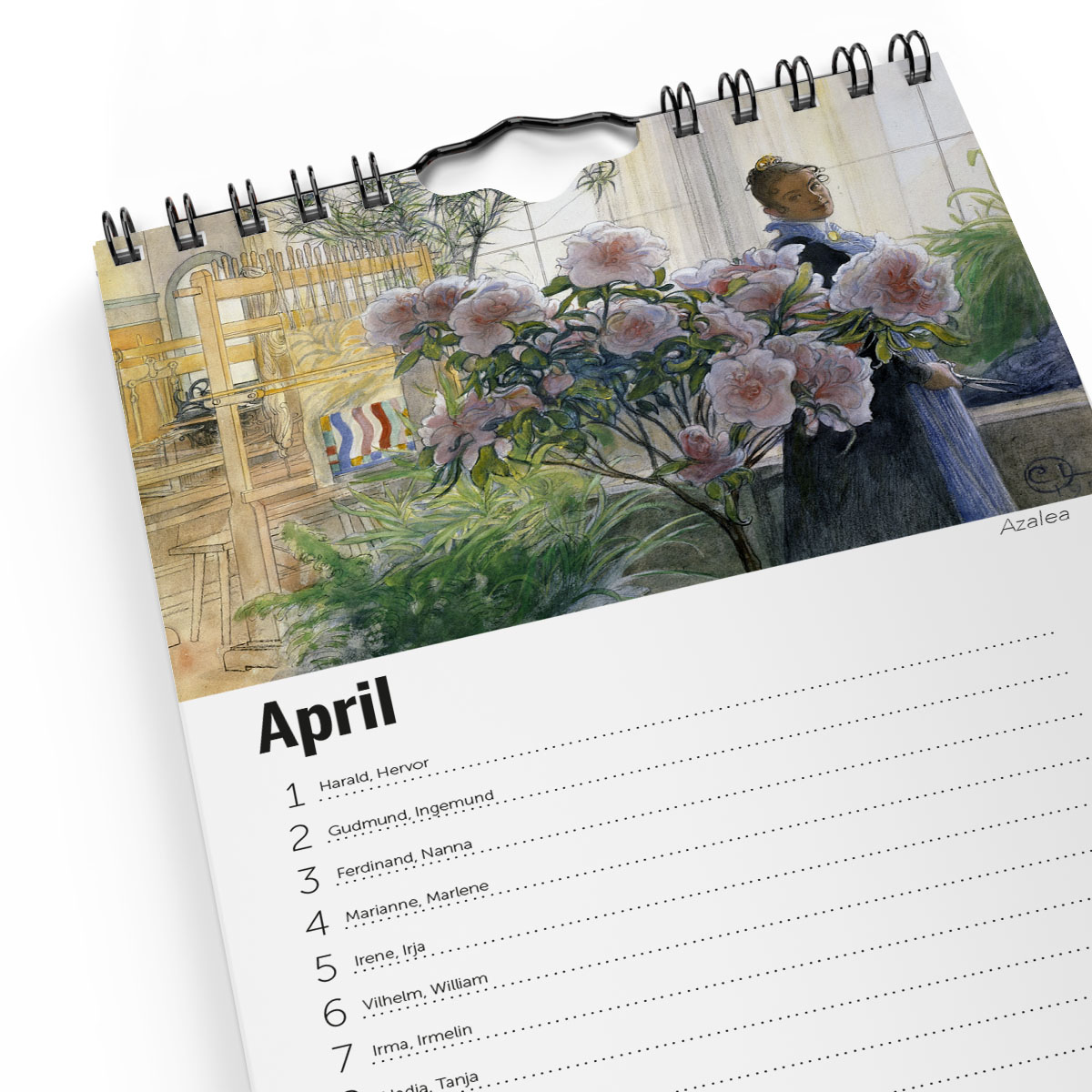 Födelsedagskalender Carl Larsson 2