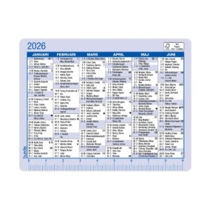 Kalenderkort 2026