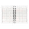 Almanacka A6 Black Marble 2026 uppslag 6