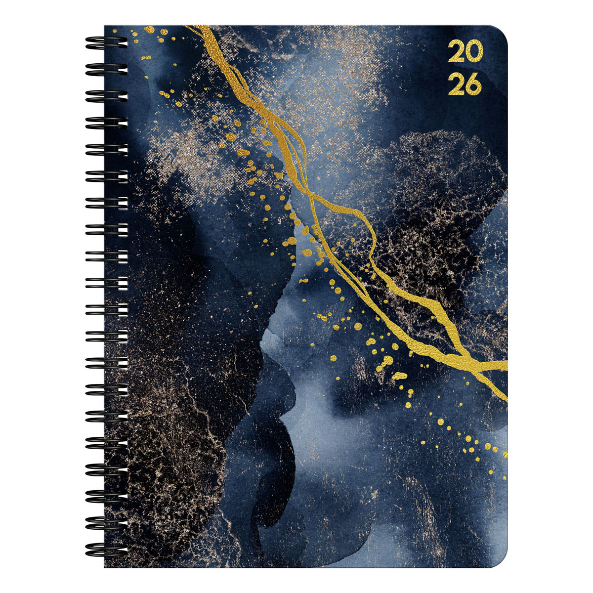 Almanacka A6 Black Marble 2026 Almanacka A6 Black Marble 2026