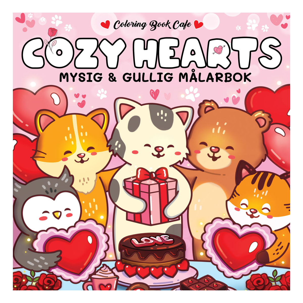 Cozy Målarbok Cozy Hearts Cozy Målarbok Cozy Hearts