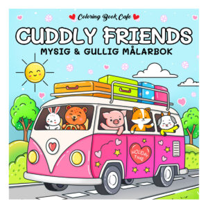 Cozy Målarbok Cuddly Friends