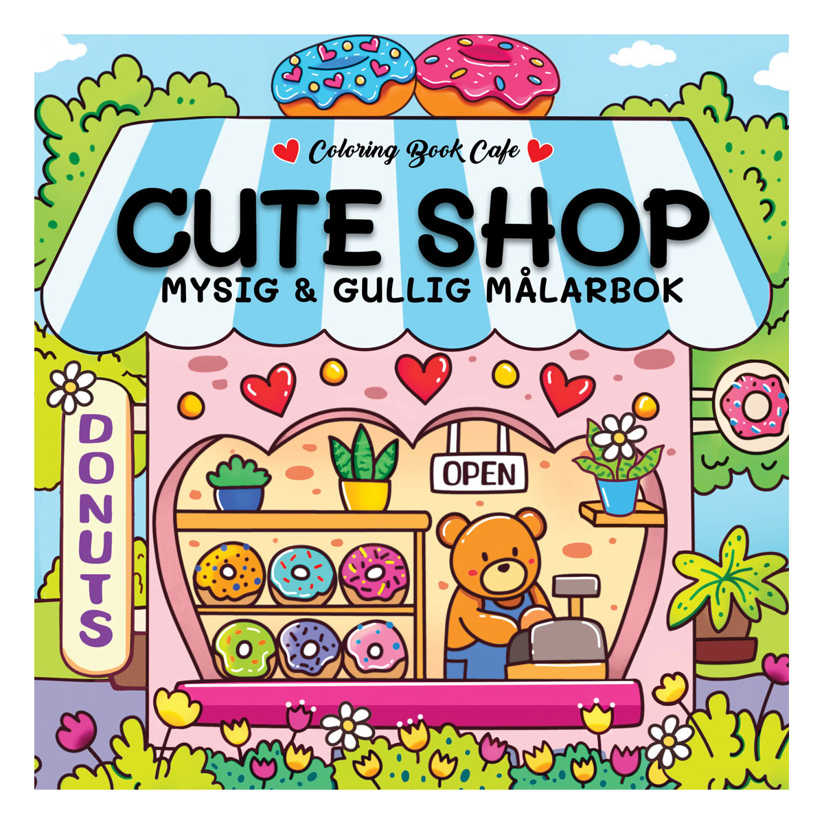 Cozy Målarbok Cute Shop Cozy Målarbok Cute Shop
