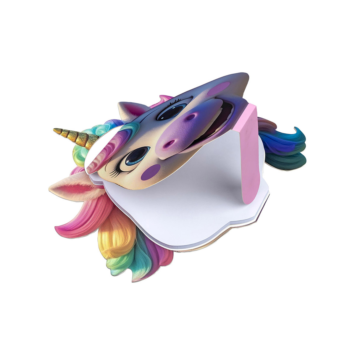 Målarblock Unicorn uppslagen