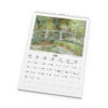 Konstkalender Monet 2026 uppslag
