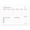 Gratis Weekly Planner Rosa - Bild 1