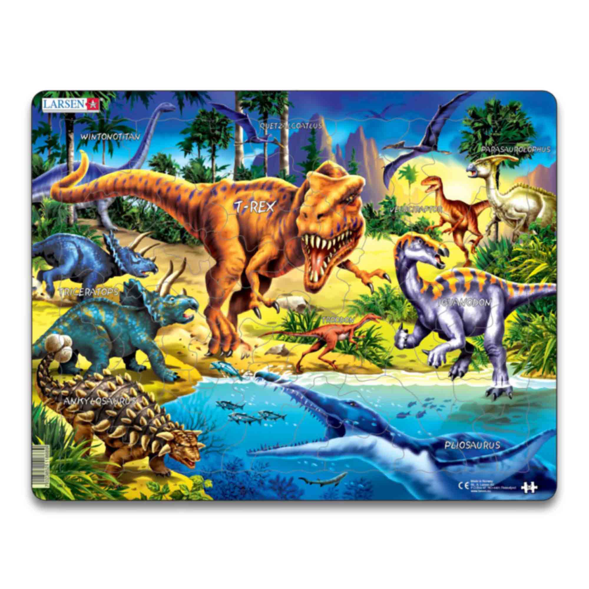 Rampussel Dinosaurier 57 bitar Rampussel Dinosaurier 57 bitar